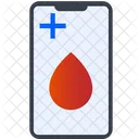 Mobile Blut App Online Blutbank Blutbank Symbol