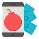 Mobile Bomb Smartphone Bomb Phone Bomb Icon