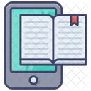 Mobile Book Ebook Phone Icon
