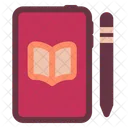 Mobile Book Ebook Online Book Icon