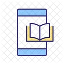 Mobile book collection  Icon