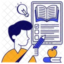 Mobile Book Ebook Digital Book Icon