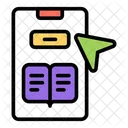 Mobile Book Smartphone Online Symbol