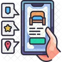 Mobile booking  Icon