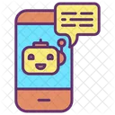 Imobile Bot Mobile Bot Artificial Bot Icon