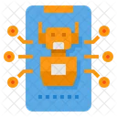 Mobile Bot Smartphone Bot Artificial Bot Icon