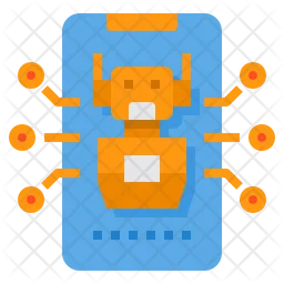 Mobile Bot  Icon