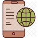 Internet Mobile Smart Phone Icon