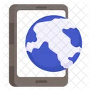 Mobile Browser Mobile Network Global Mobile Icon