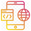 Entwicklung mobiler Browser  Symbol