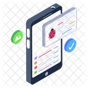 Mobile Bug Bug Programming Mobile Malware Icon