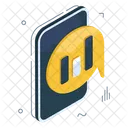 Mobile Business Chat Business Message Business Communication Icon