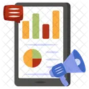Mobile Business Marketing Business Promotion Business Publicity Icon