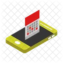Mobile Calendar  Icon