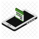 Mobile Calendar  Icon