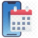 Mobile Calendar  Icon