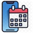Mobile calendar  Icon