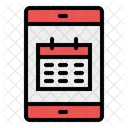 Mobile Calendar App  Icon