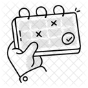 Mobile Calendar Schedule Planner Icon