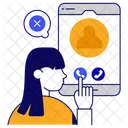 Mobile Call Phone Call Online Call Icon