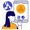 Mobile Call Phone Call Online Call Icon