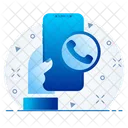 Mobile Call Electronic Device Light Phone Icon
