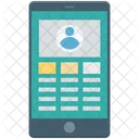 Mobile Digital Screen Smartphone Calling Icon