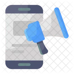 Mobile Campaign  Icon