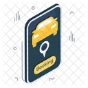 Mobile Car Booking Vehicle Booking Mobile Car Location Icon