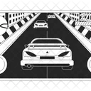 Video Game Car Racing Simulator Racing Videogame Icono