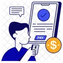Mobile Card Payment Online Payment E Payment Icon