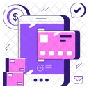 Mobile Card Payment Secure Payment Digital Payment Icon