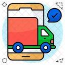 Mobile Cargo Mobile Shipment Online Shipment Icon