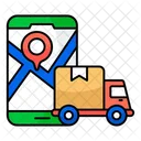 Mobile Cargo Location Mobile Shipment Location Shipment Icon