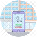 Mobile Cart Commerce Mobile App Shopping App Icon