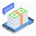 Mobile Cash  Icon