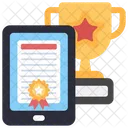 Mobile Certificate  Icon