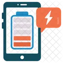 Mobile Electric Charge Icon