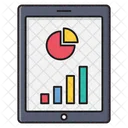 Graph Chart Tablet Icon