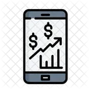 Mobile Chart Infographic Graph Icon