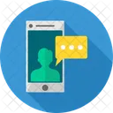 Mobile chat  Icon