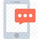 Mobiler Chat  Symbol