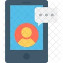 Mobile Chat Communication Icon