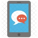 Mobile Chat Communication Icon