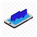 Mobile Chat  Icon