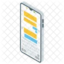 Mobile Chat Messaging Communication Icon