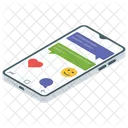 Mobile Chat Messaging Communication Icon