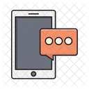Mobile Chat Message Icon