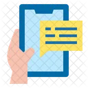 Mobile Chat Mobile Message Communication Icon
