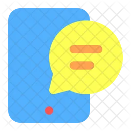 Mobile Chat  Icon